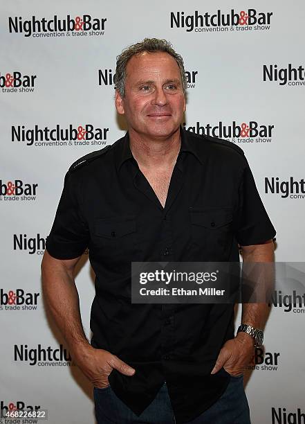 Actor Ethan Wayne attends the 30th annual Nightclub & Bar Convention and Trade Show at the Las Vegas Convention Center on March 31, 2015 in Las...