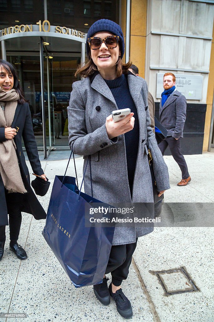 Celebrity Sightings In New York City - March 31, 2015