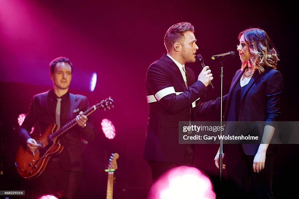 Olly Murs And Ella Eyre Perform At Motropoint Arena In Sheffield