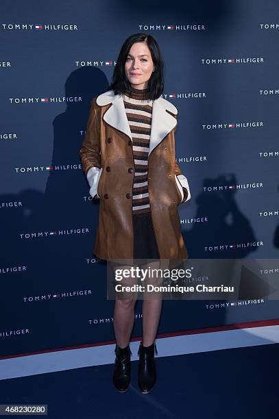 Leigh Lezark attends theTommy Hilfiger Boutique Opening At Boulevard Capucines In Paris on March 31, 2015 in Paris, France.