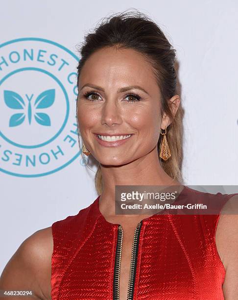 Actress/model Stacy Keibler arrives at The Independent School Alliance For Minority Affairs Impact Awards Dinner at Four Seasons Hotel Los Angeles at...