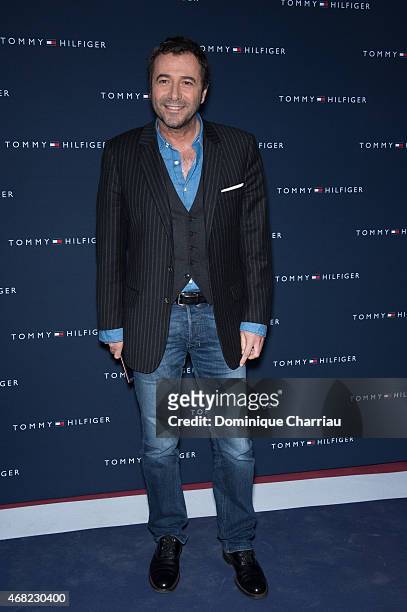Bernard Montiel attends theTommy Hilfiger Boutique Opening At Boulevard Capucines In Paris on March 31, 2015 in Paris, France.