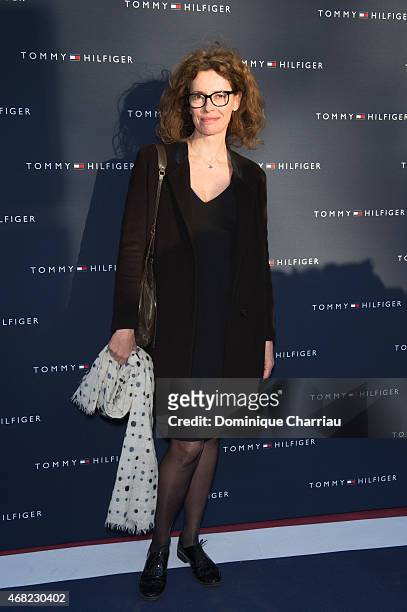 Sylvie Loeillet attends theTommy Hilfiger Boutique Opening At Boulevard Capucines In Paris on March 31, 2015 in Paris, France.
