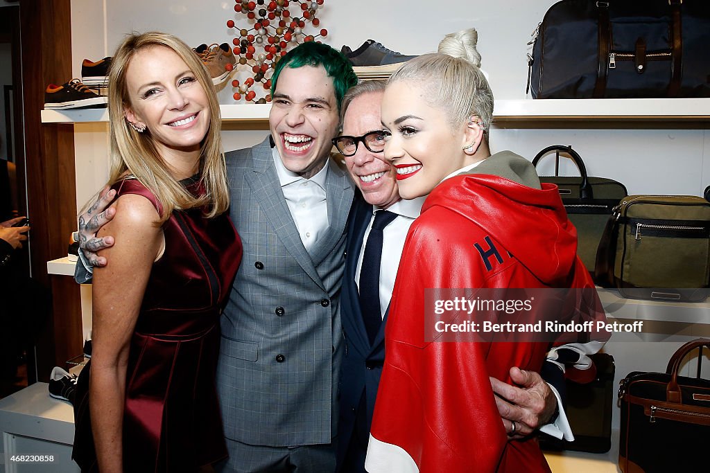 Tommy Hilfiger : Boutique Opening At Boulevard Capucines In Paris