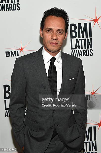 Marc Anthony attends BMI's 22nd Annual Latin Music Awards at Fontainebleau Miami Beach on March 31, 2015 in Miami Beach, Florida.