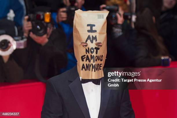 Shia LaBeouf attends the 'Nymphomaniac Volume I ' premiere during 64th Berlinale International Film Festival at Berlinale Palast on February 9, 2014...
