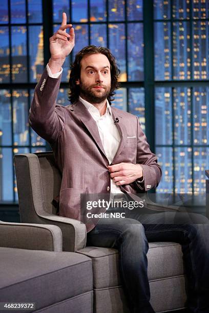 Episode 185 -- Pictured: Comedian Chris D'Elia during an interview on March 31, 2015 --