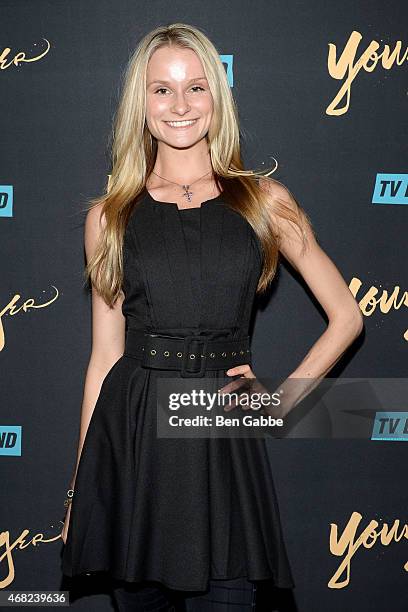 Model Elena Kurnosova attends the Premiere Of TV Land's "Younger" at Landmark Sunshine Cinema on March 31, 2015 in New York City.
