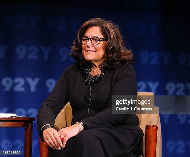 Former Executive Director of the Council of Fashion Designers of America Fern Mallis attends the 92nd Street Y Presents: An Evening With Tim Gunn And...