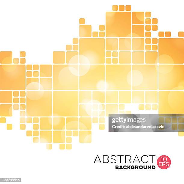 abstract geometric defocused background - squares stock illustrations