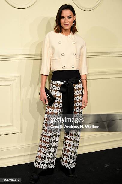 Loan Chabanol attends the CHANEL Paris-Salzburg 2014/15 Metiers d'Art Collection in New York City at the Park Avenue Armory on March 31, 2015 in New...