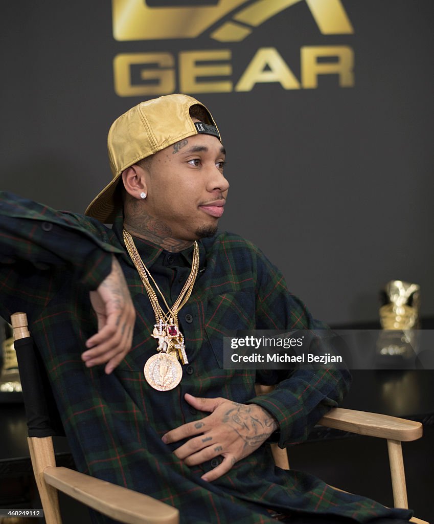 L.A. Gear And TYGA Present The Liquid Gold Shoe Launch At Shiekh Shoes