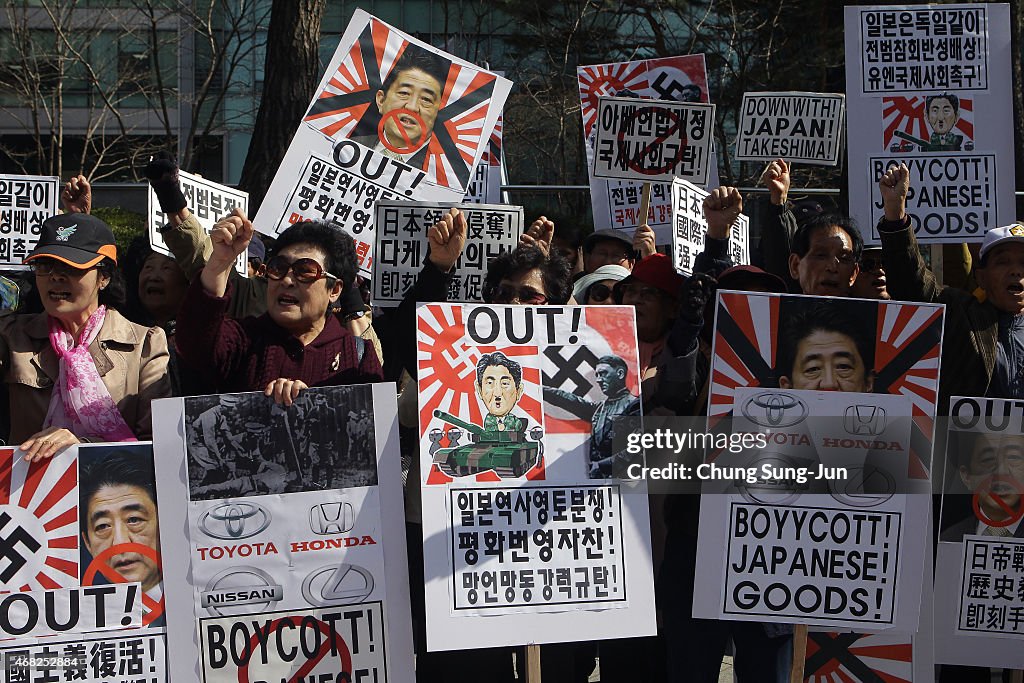 Activists Hold-Anti Japan Rally In Seoul