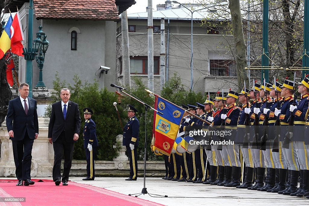 Turkish President Recep Tayyip Erdogan visits Romania