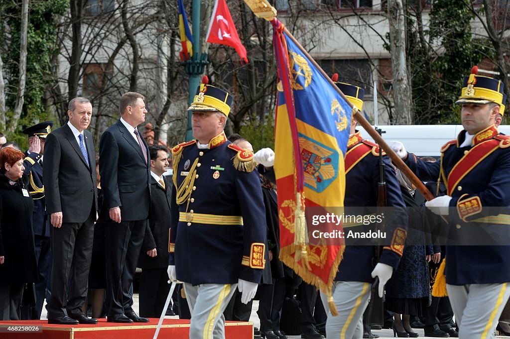 Turkish President Recep Tayyip Erdogan visits Romania