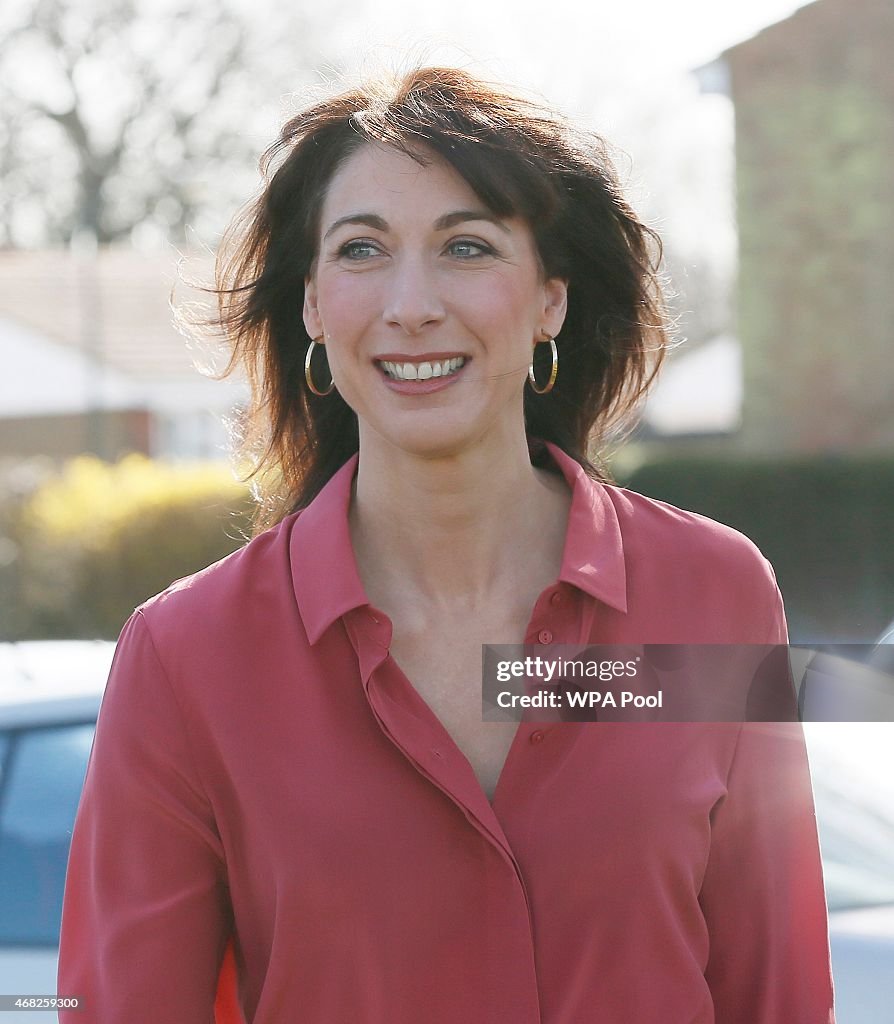 Samantha Cameron On The Campaign Trail For The Conservative Party