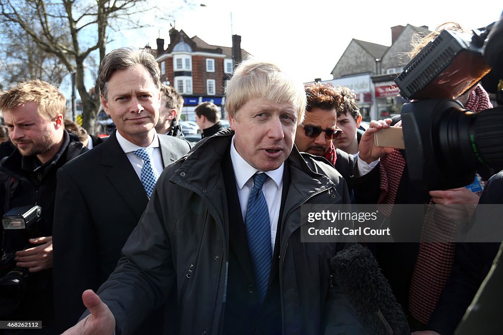 Boris Johnson Launches The Conservative Party London Election Campaign