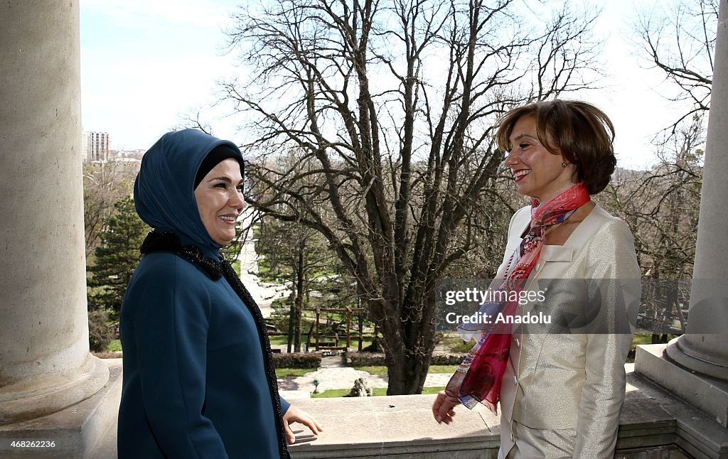 Emine Erdogan - Carmen Iohannis in Bucharest