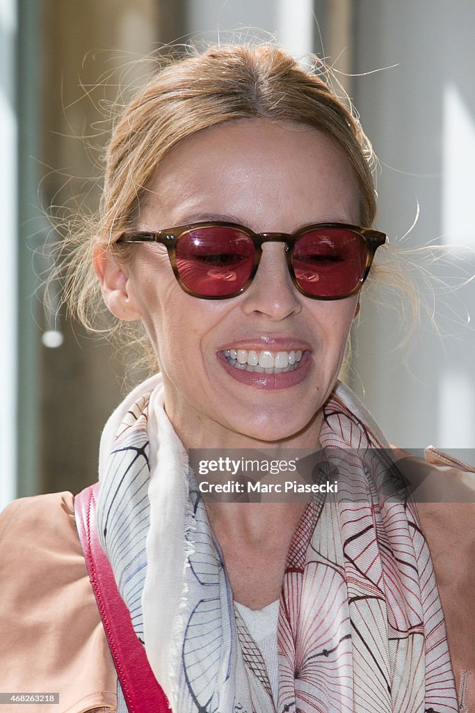 Celebrity Sightings In Paris  -  April 01, 2015