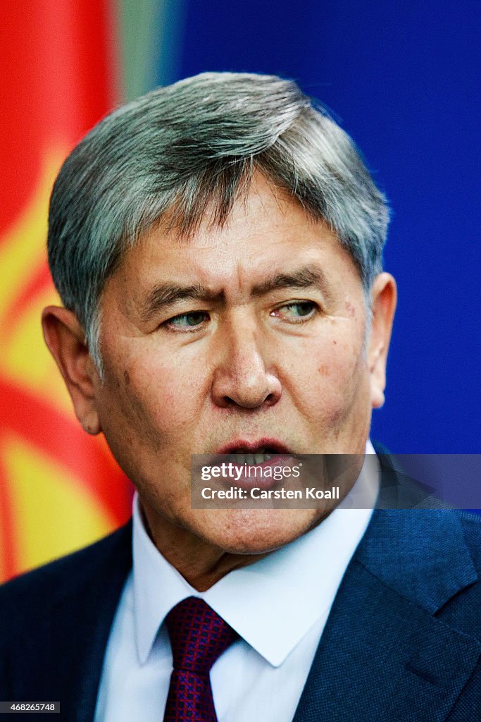 Kyrgyzstan President Atambayev Visits Berlin