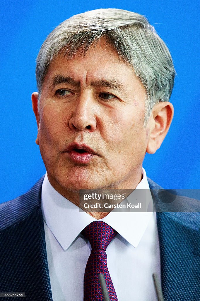 Kyrgyzstan President Atambayev Visits Berlin