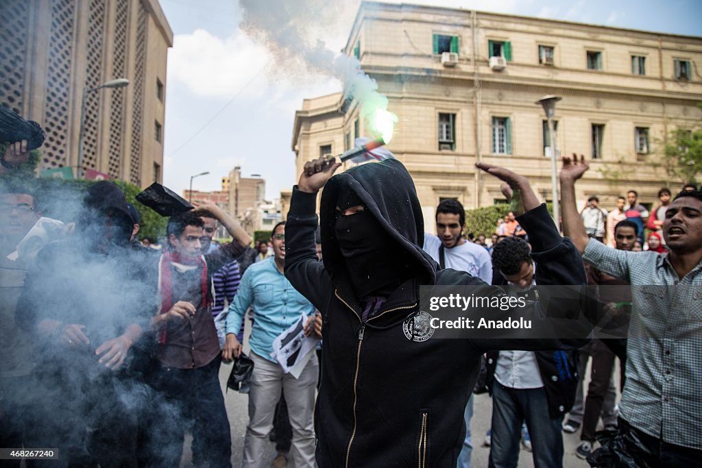 Protest in Egypt's Giza