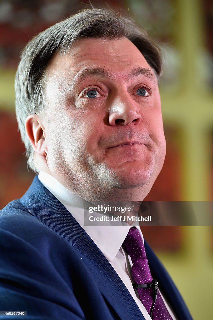 Ed Balls And Jim Murphy Give A Major Election Speech On The Economy And Austerity