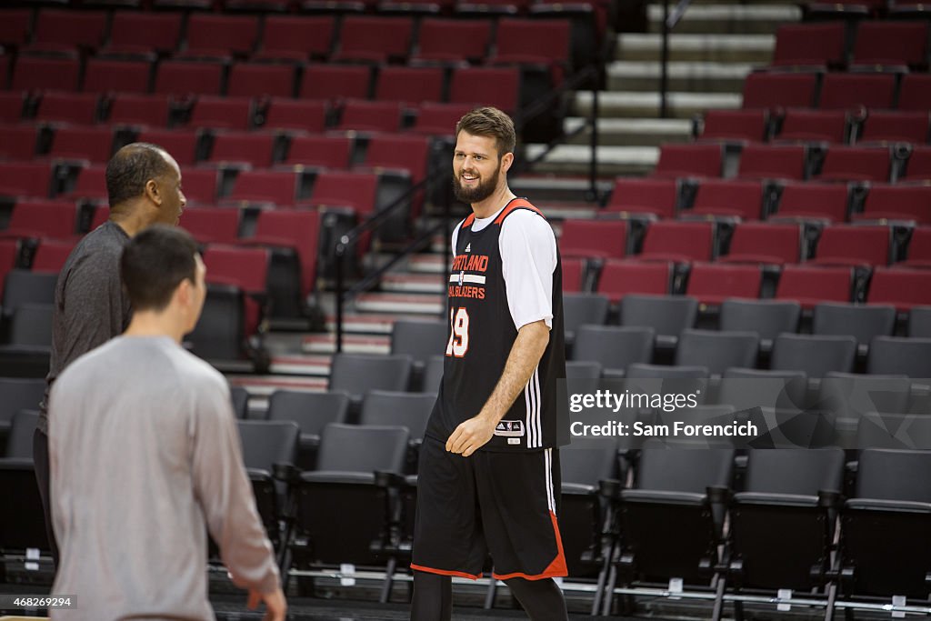 Portland Trail Blazers Team Practice