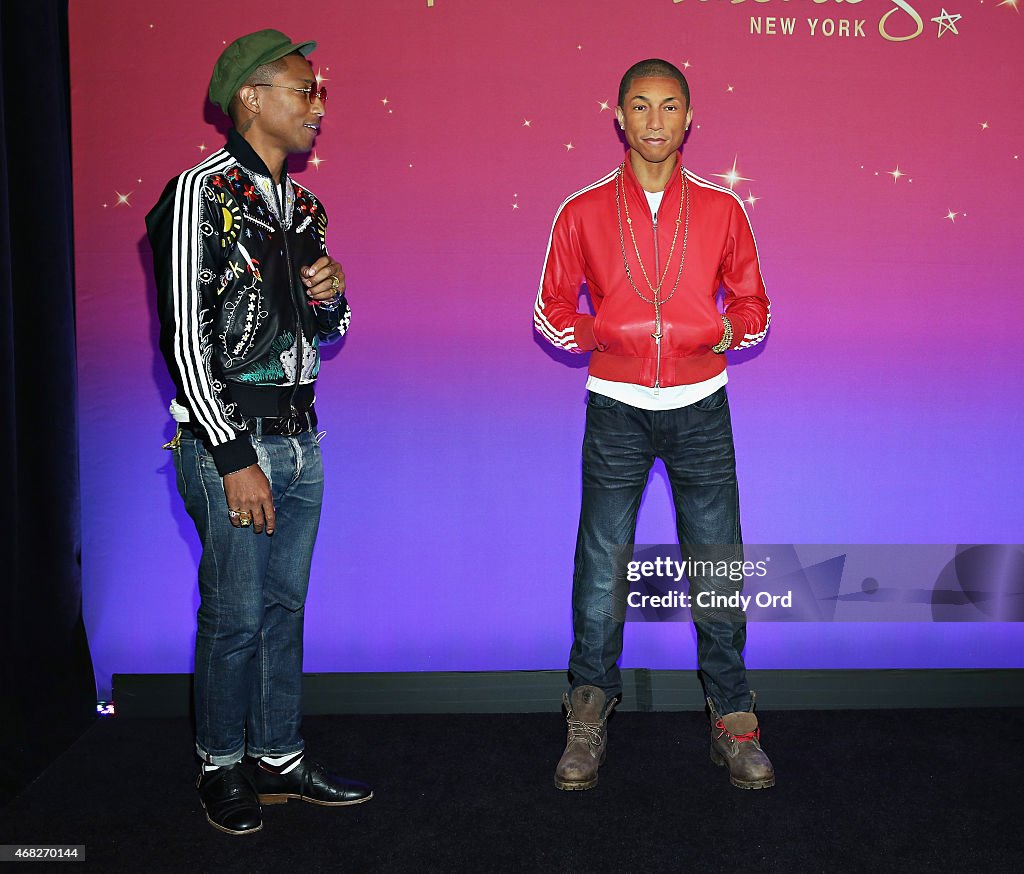 Pharrell Williams To Unveil Never-Before-Seen Wax Figure At Madame Tussauds New York