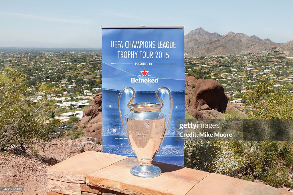 The UEFA Champions League Trophy Tour Presented By Heineken - Phoenix Stop