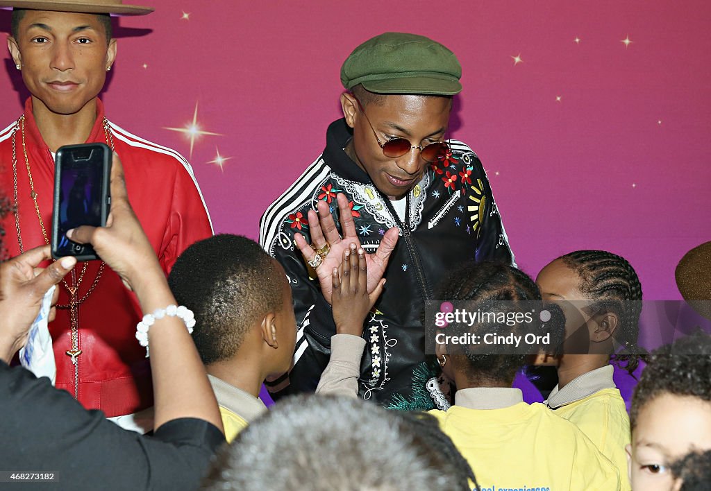 Pharrell Williams To Unveil Never-Before-Seen Wax Figure At Madame Tussauds New York