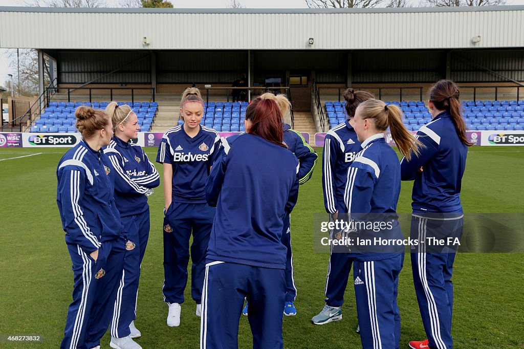 Sunderland AFC Ladies v Manchester City Women - WSL