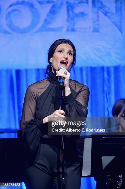 The music of Disney's "Frozen" was celebrated with live performances at Los Angeles Vibrato Grill Jazz club tonight. Kristen Bell , Idina Menzel ,...