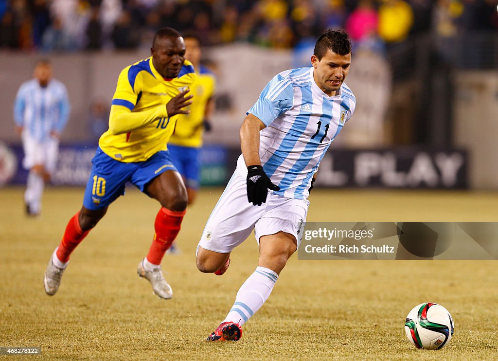 Argentina v Ecuador - Friendly Match