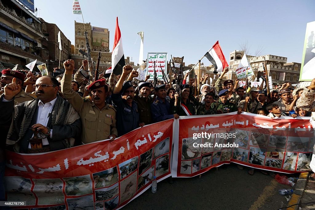 Protest against Saudi-led operations in Yemen