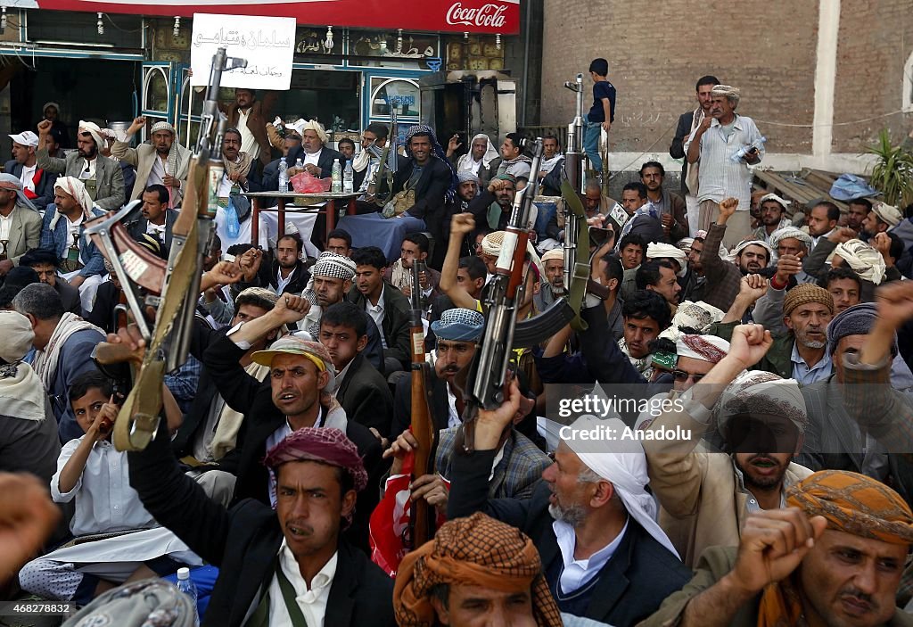 Protest against Saudi-led operations in Yemen