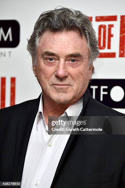 Billy Murray attends a private screening of "Age Of Kill" at Ham Yard Hotel on April 1, 2015 in London, England.