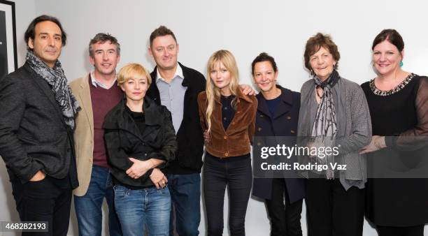 Composer Alexandre Desplat, actor/writer Steve Coogan, producer Tracey Seaward, writer Jeff Pope, actress Sophie Kennedy Clark, producer Gabrielle...