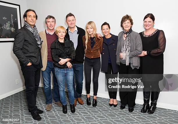 Composer Alexandre Desplat, actor/writer Steve Coogan, producer Tracey Seaward, writer Jeff Pope, actress Sophie Kennedy Clark, producer Gabrielle...