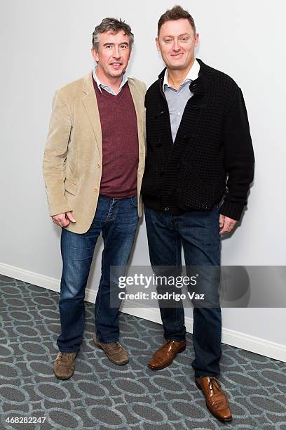 Actor/writer Steve Coogan and writer Jeff Pope attend the "Philomena" special screening and Q&A with cast and crew at Harmony Gold Theatre on...