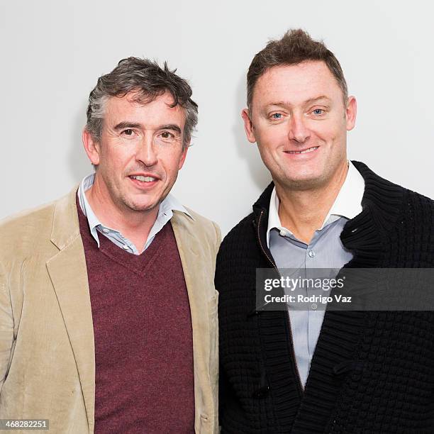 Actor/writer Steve Coogan and writer Jeff Pope attend the "Philomena" special screening and Q&A with cast and crew at Harmony Gold Theatre on...