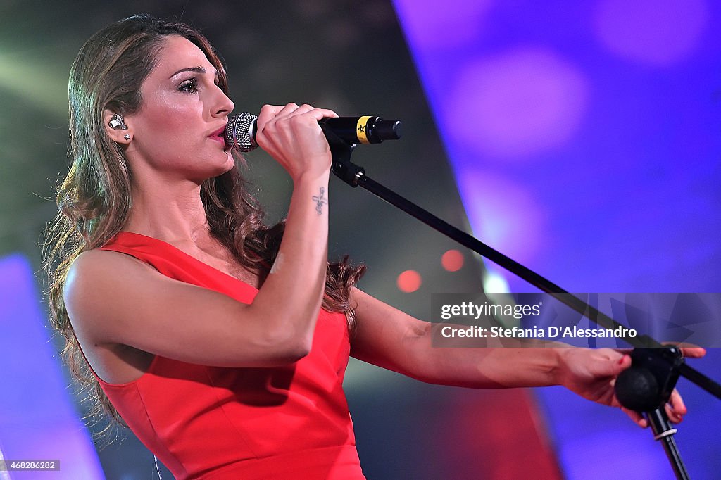 Anna Tatangelo At RadioItaliaLive