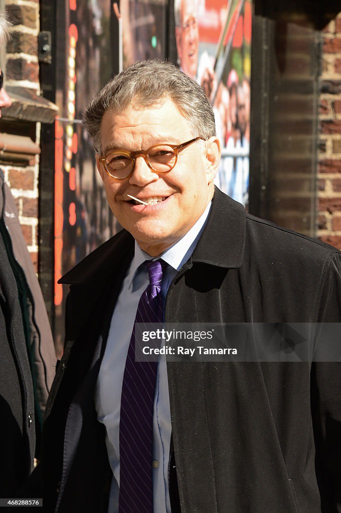 Celebrities Visit "Late Show With David Letterman" - April 1, 2015