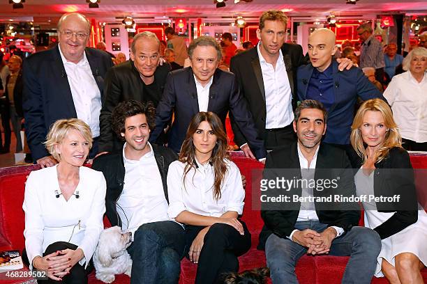 Bernard Mabille, Laurent Baffie, Michel Drucker, Thierry Garcia, Rachid Badouri, Main Guest of the show Sophie Davant, Max Boublil, Geraldine...