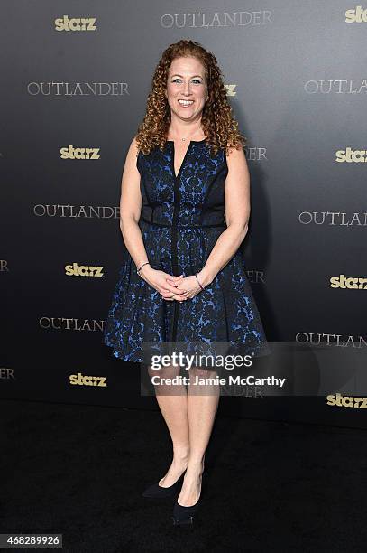 Author Jodi Picoult attends the "Outlander" mid-season New York premiere at Ziegfeld Theater on April 1, 2015 in New York City.
