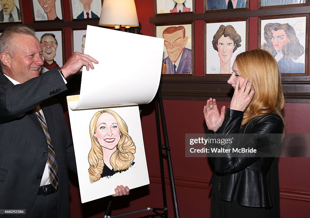 Patricia Clarkson And Alessandro Nivola Sardi's Caricature Unveiling