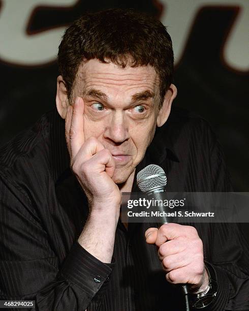 Comedian Charles Fleischer performs during his appearance at The Ice House Comedy Club on February 9, 2014 in Pasadena, California.