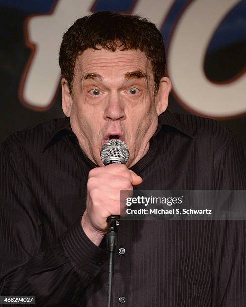 Comedian Charles Fleischer performs during his appearance at The Ice House Comedy Club on February 9, 2014 in Pasadena, California.