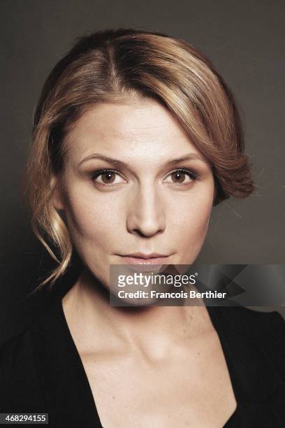 Actress Franziska Weisz by Photographer Francois Berthier for the Contour Collection poses during the 64th Berlinale International Film Festival on...