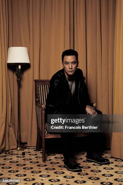 Actor Daniel Wu by Photographer Francois Berthier for the Contour Collection poses at the Ritz Carlton Hotel during the 64th Berlinale International...